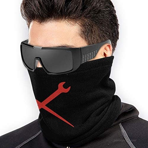 Ironworker Crossed Tools Cloth Face Mask Bandana Neck Gaiter Sun UV Dust Protection Reusable Tube Scarf Motorcycle Balaclava for Men Women