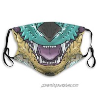 Zinogre (Monster Hunter World) Face Mask Face Guard Face Shield Face Masks Filter2pcs