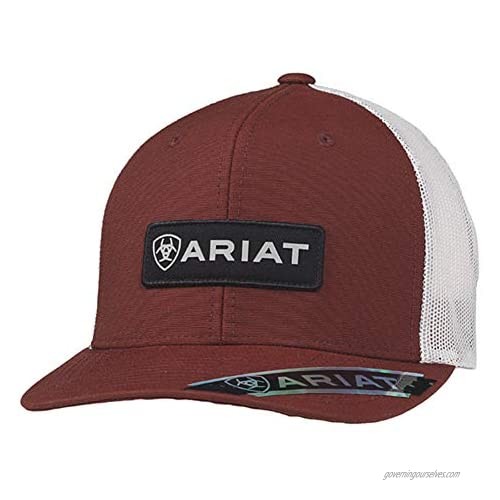 ARIAT Men's Cap with Logo Patch  Red