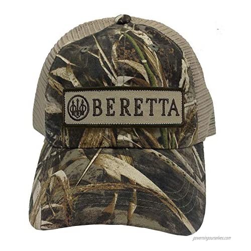 BERETTA Men's Patch Trucker OSFM Cotton-Twill Hunting Casual Hat