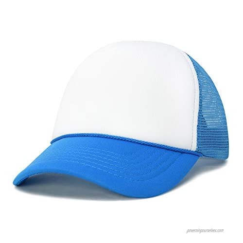 DALIX Neon Trucker Caps Adjustable Snapback Hat