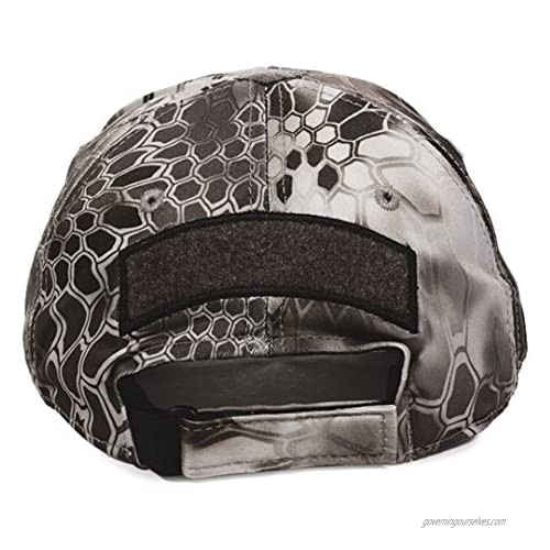 Kryptek Raid Camo Spartan Helmet Tape Patch Hunting Hat
