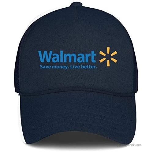 LHSPOSIFD Unisex Mens Baseball Hat Retro Adjustable Mesh Sports Walmart-Supermarket-Logo-Flat Caps