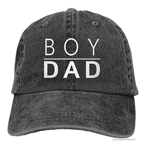 Men's Baseball Cap Girl Dad Print Vintage Distressed Unconstructed Hat