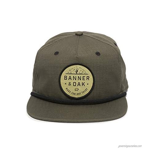 Mojave Scout Patch Snapback Hat - Adjustable Baseball Cap w/Plastic Snapback Closure