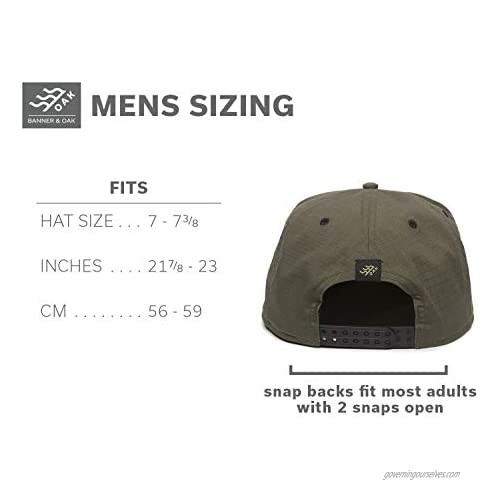 Mojave Scout Patch Snapback Hat - Adjustable Baseball Cap w/Plastic Snapback Closure