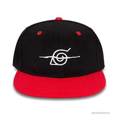 Naruto Akatsuki Hat Anime Hat Embroidered Red Cloud Baseball Cap Gifts for Naruto Fans