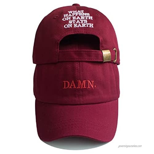 RyuLifeStyle Damn Embroidered Hip Hop Cap Kendrick Lamar Rapper Snapback Hats Baseball Cap