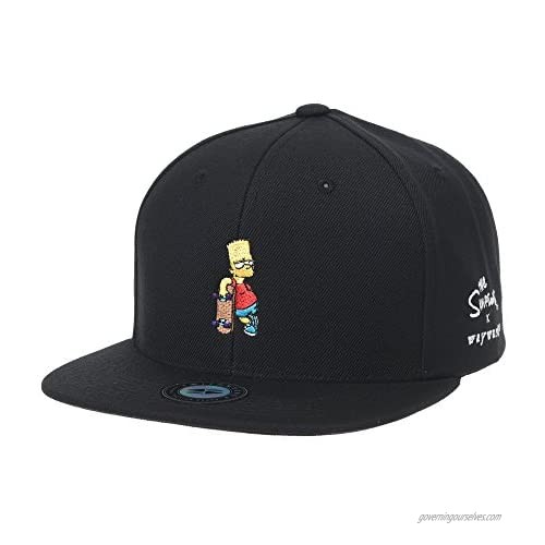 WITHMOONS The Simpsons Baseball Cap Bart Simpson Skateboard Snapback Hat HL2964