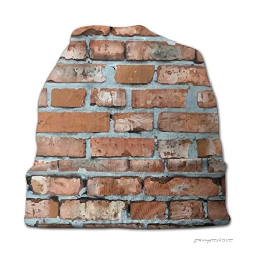 antkondnm Red Brick Wall Adult Knit Hat Soft Slouchy Beanie Hat
