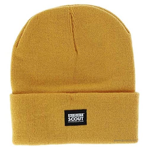 DM Merchandising Inc. Night Scout Rechargeable Led Beanie (Mustard)