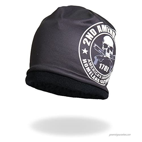 Hot Leathers KHC1014 2nd Amendment America's Original Homeland Security Beanie - One Size fits Most