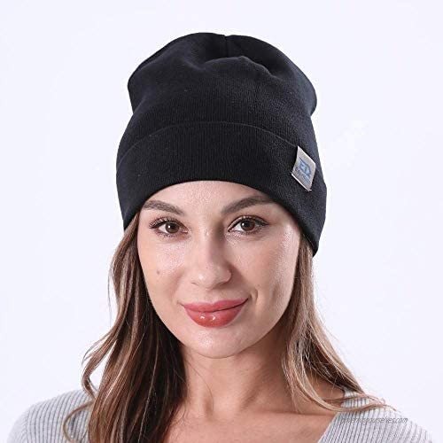 Maibtkey Knit Fisherman Beanie for Women - Mens Winter Knitted Caps Soft Cotton Cuffed Beanie Hats
