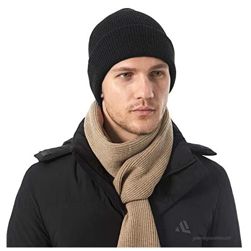Teeoff Beanie Hat Warm Soft Winter Ski Knit Skull Cap for Men Women
