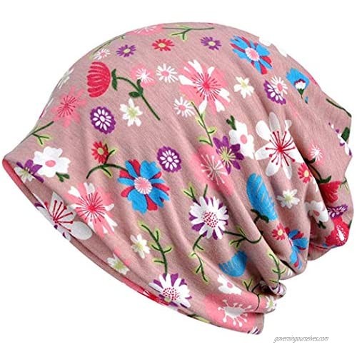 Chemo Cancer Sleep Scarf Hat Cap Cotton Beanie Lace Flower Printed Hair Cover Wrap Turban Headwear