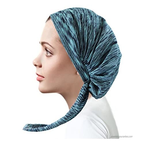 EMEM Apparel Women's Pre-Tied Seamless Bandana Head Scarf  Headwear for Sleeping  Cancer  Chemo  Heir Loss