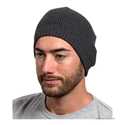 SnugZero - 100% Cotton Beanie for Cool Everyday Wear in Solid Colors Men and Women