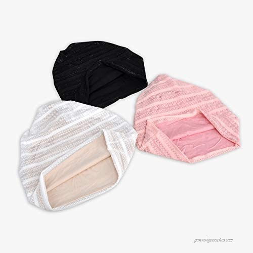 Yuzemumu Beanies Polyester Cancer Headwear Skull Cap Knitted hat for Women