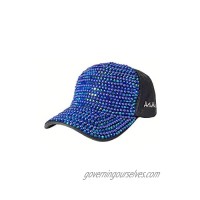 ArtiMah - Women Sparkle Rhinestone Hat Cap with Bling Beads Baseball Curve Brim