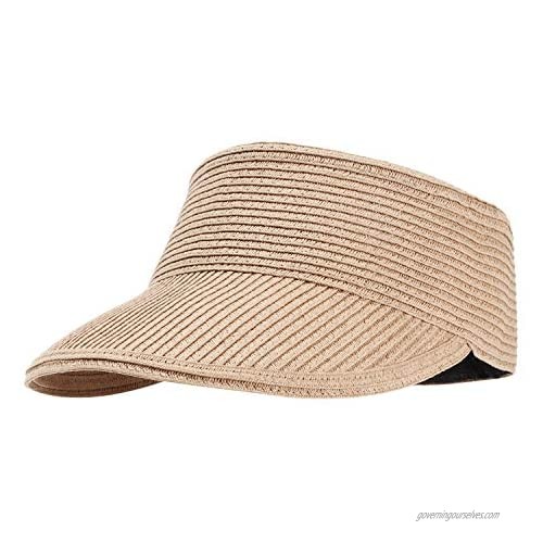 Beach Hats for Women Wide Brim Sun Straw Hat Roll Up Summer Beach Hat Sun Visor Summer Hats Big Beach Hat Shade Visors