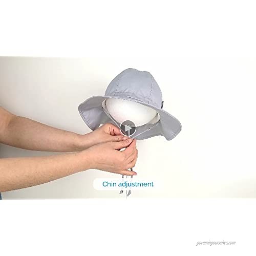 JAN & JUL GRO-with-Me Kids’ Floppy Sun-Hats with 50+ UPF Protection for Baby Toddler Girls