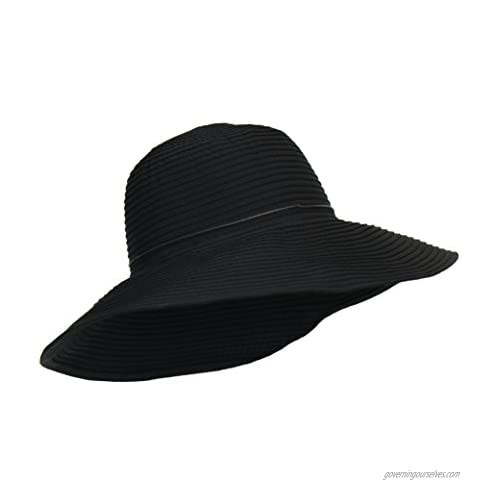 Packable Ribbon Crusher Sun Hat  4 in. Shapeable Brim  SPF UPF 50 UV Protection