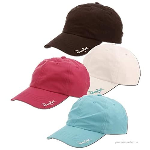 Panama Jack Women's Performance Cap - Packable Lightweight Microfiber 3 Brim Bill with Embroidered Logo