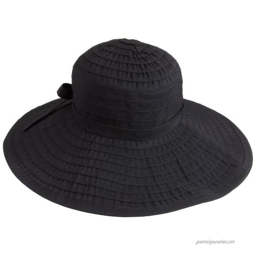 San Diego Hat Company Women's Ribbon Large Brim Hat