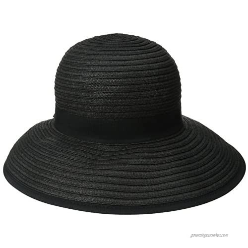 San Diego Hat Company Women's Sun Brim Bow at Back and Contrast Edging