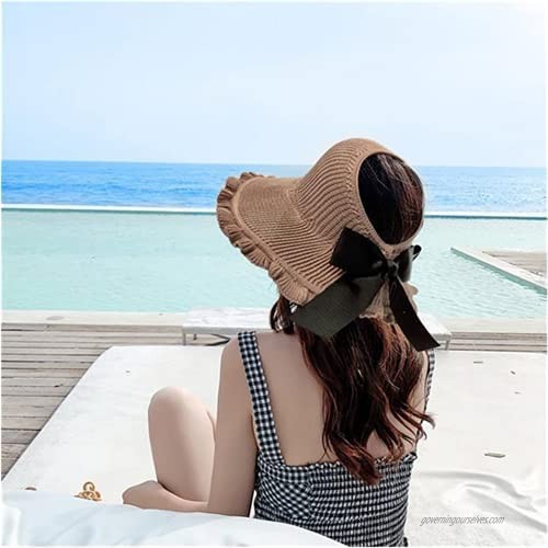 Siaoyet Womens Sun Hat Straw Hats Wide Brim Beach Hat Travel Foldable Summer UPF 50+ Hat for Women and Girl
