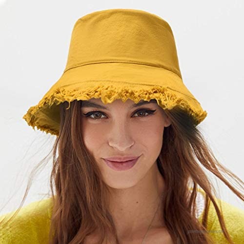 Sun Hats for Women Outdoor Fishing Wide Brim Hat Bucket Hat Summer Vacation Beach UV Hat Travel (Pink)