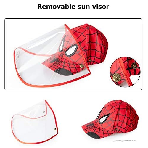 WATACHE Summer Fashion Foldable Cotton Cap with Removable Plastic Protection Cover