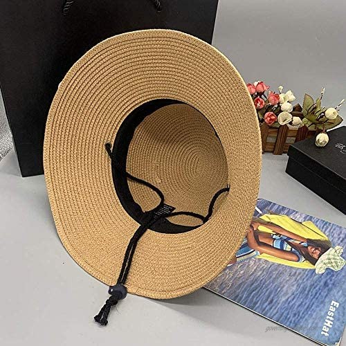 Womens Beach Sun Straw Hat UV UPF50 Travel Foldable Summer