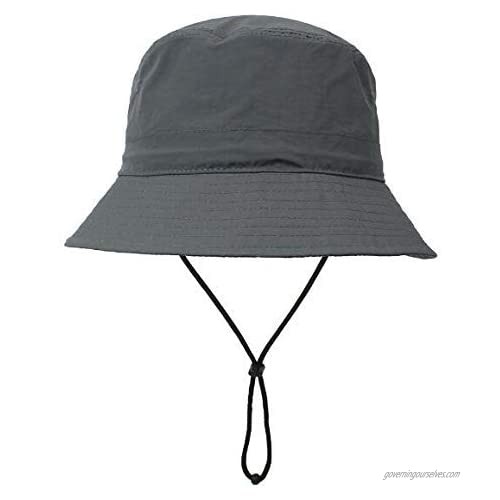 Womens Outdoor Sun-Hat Quick-Dry UPF 50+ Bucket Hats Summer Fisherman Sun-Caps Adjustable
