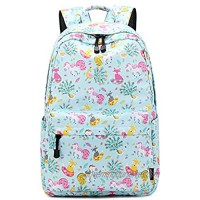Abshoo Cute Lightweight Unicorn Backpack for Girls Kids School Backpacks (Unicorn Light Blue)