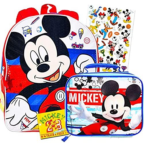 Disney Mickey Mouse Backpack with Lunch Box