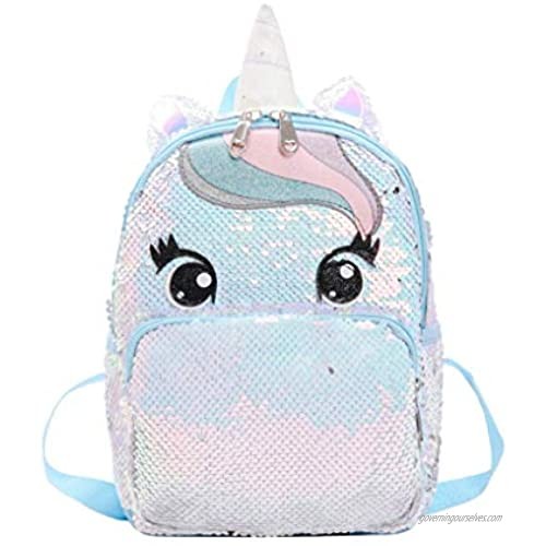EDPD -Beautiful Sequin Unicorn Backpack for girls  for School or Kindergarten  or any other occasion.