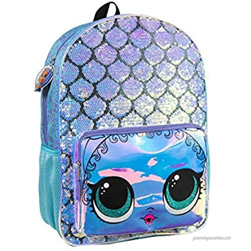 FAB Starpoint LOL Surprise! Flip Sequin Mermaid Backpack for Girls- 16 inch â€“ Girls School Bag  Multi  One_Size (SG_B07M7F4694_US)