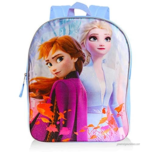 Frozen Travel Bag Backpack for Girls Toddlers Kids Bundle ~ Premium 15 Frozen School Bag Travel Set with Over 600 Frozen Reward Stickers (Frozen School Supplies for Girls)