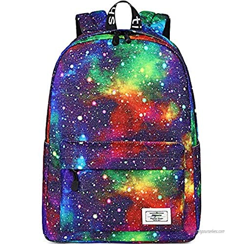 Galaxy Backpack for Girls  Kids  Teens by Mygreen  15 inch Durable Book Bags for Elementary  Middle School Students