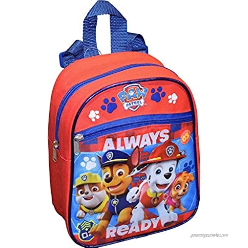 Paw Patrol Boy's 10" Mini Backpack With 3D Artworks