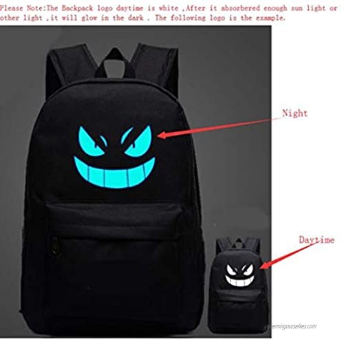 Superhero Anime Luminous Backpack for Men Bag Girls Bagpack Women Laptop