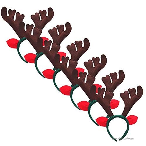 Christmas Reindeer Deer Antlers Headband Decoration for Adults and Children from Ocharzy