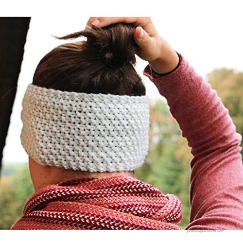 DRESHOW Chunky Headbands for Women Crochet Turban Knitted Ear Warmer