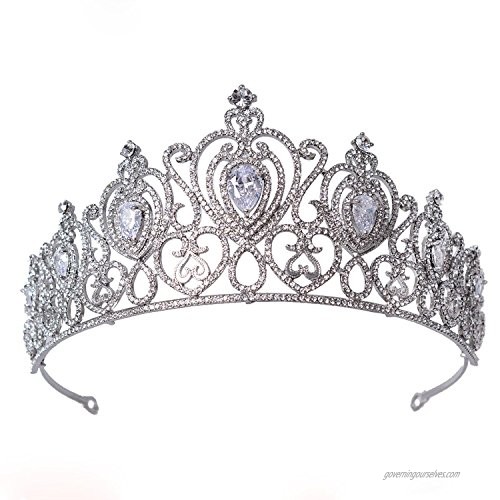 FF Princess Tiaras Wedding Crowns Birthday Crowns for Women