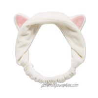 GEOOT Makeup Cat's Ear Hair Band (Beige)