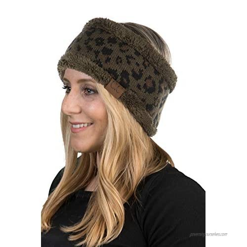 Headwrap - Leopard/New Olive