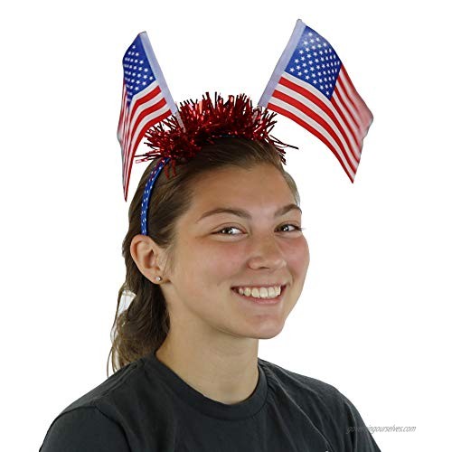 Iconikal Flag Headband Bopper American Flag 6-Pack