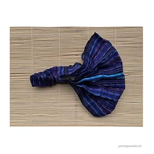 Inspirit Arts Medium Size Extra Loose Headband Handwoven No-Slip Purple Blue