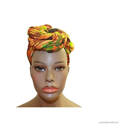 Kente Royalty African Headwrap kente scarves anakara headwraps kente headwraps